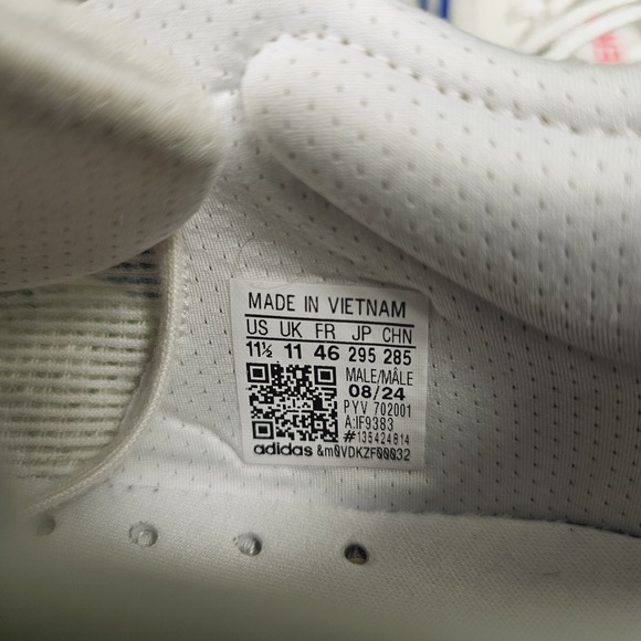 Adidas Adizero SL2 White Royal Blue Athletic Running Sneakers Mens Size 11.5 - Picture 9 of 9